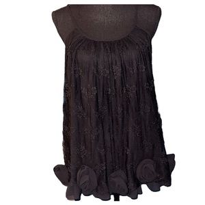 Flora Nikrooz Anthropologie Rosebud babydoll chemise new